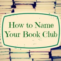 How To Name Your Book Club